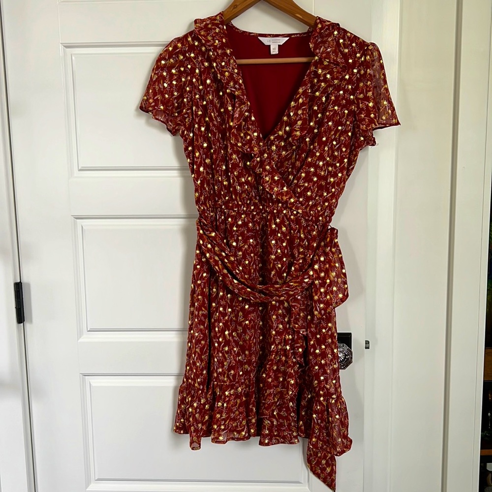 Lauren Conrad short sleeve boho dress